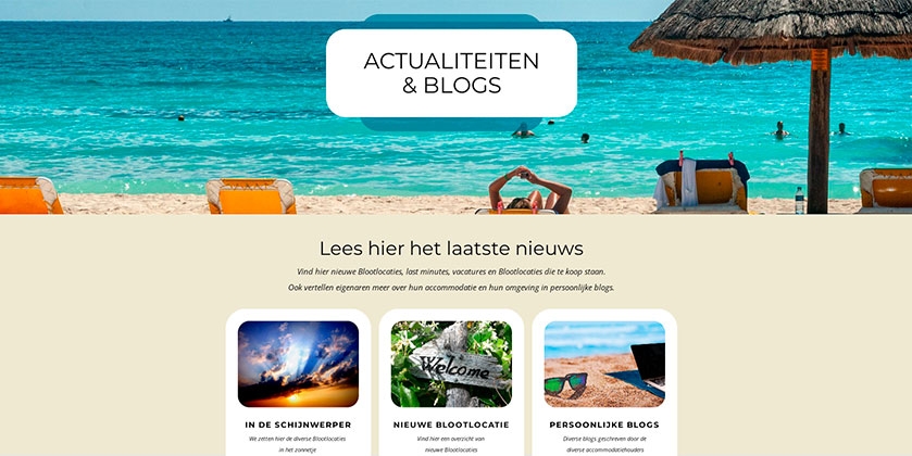 Nieuwe site, vacature en meer